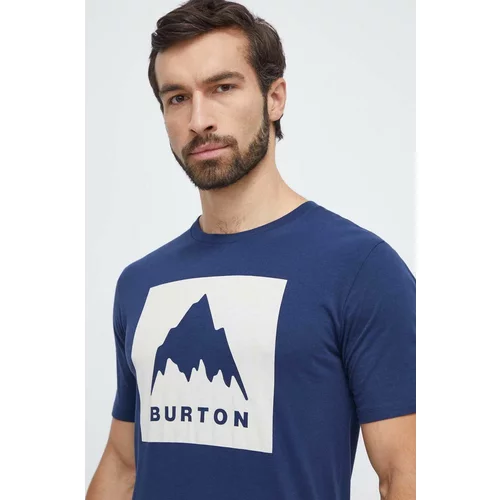 Burton Pamučna majica za muškarce, boja: tamno plava, s tiskom
