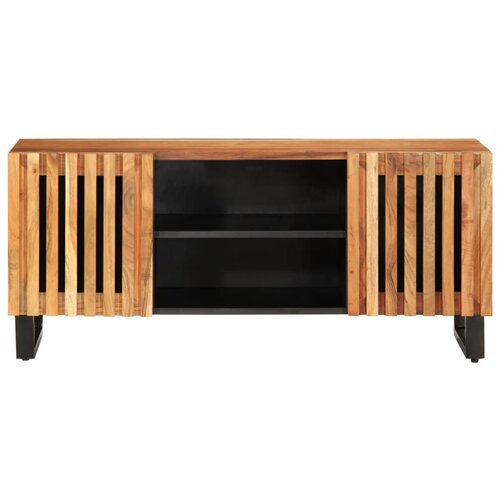 Maison Chic TV omarica - TV stojalo - Televizijska omarica 105x34x46 cm trden akacijev les, (21699227) Slike