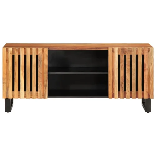 MAISON CHIC TV omarica - TV stojalo - Televizijska omarica 105x34x46 cm trden akacijev les, (21699227)