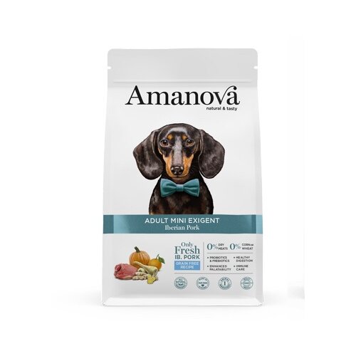 Amanova hrana za pse Adult Mini - Exigent Iberian Pork 7kg Cene