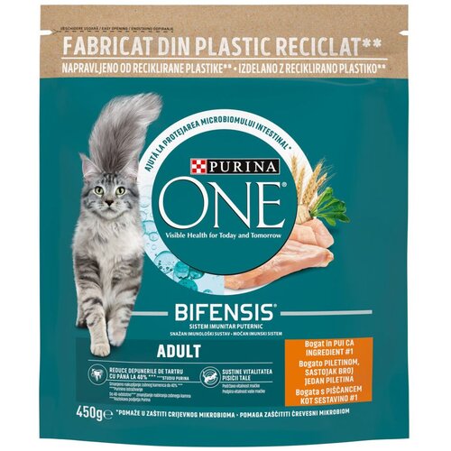 Purina ONE HRANA ZA MACKE PILETINA ADULT 450G Cene