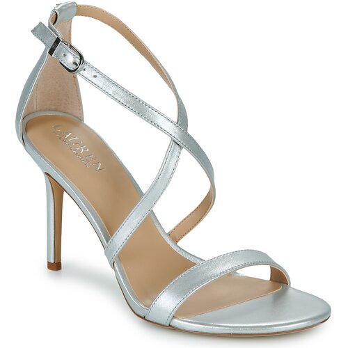 Polo Ralph Lauren GABRIELE-SANDALS-HEEL SANDAL Srebrna Slike