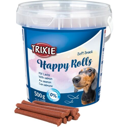 Trixie soft snack happy rolls – poslastice za pse sa lososom i piletinom, 500g Cene