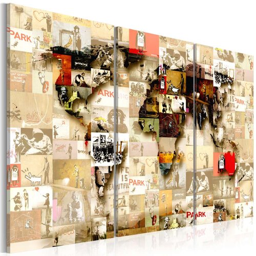  Slika - Graffiti World 120x80 Cijene