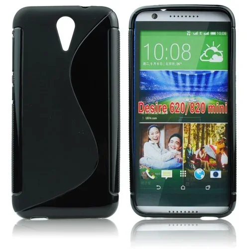  Gumijasti / gel etui S-Line za HTC Desire 620 / 620G - črni