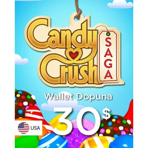 Candy crush dopuna - gift card usa store 30$ / digital Slike