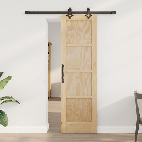  Klizna vrata ORKDAL 61 x 198,5 cm Masivna borovina Prirodna Cijene