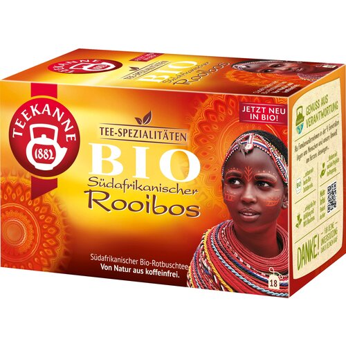Teekanne Bio Čajne specialitete Južnoafri&scaron;ki Rooibos RFA - 18 čajnih vrečk Cene