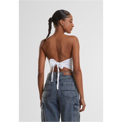 Urban Classics Women's top Knotted Bandeau white Cene