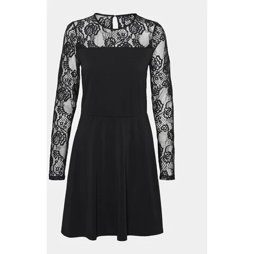 Vero Moda Curve Cocktail obleka 10305860 Črna Regular Fit