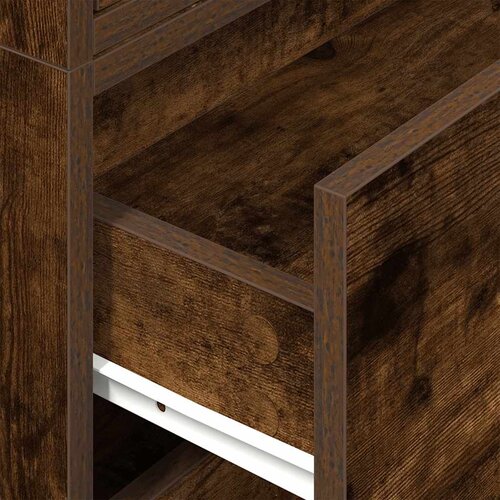  Ormari s 2 ladice 2 kom boja hrast 60x31x40cm konstruirano drvo Slike