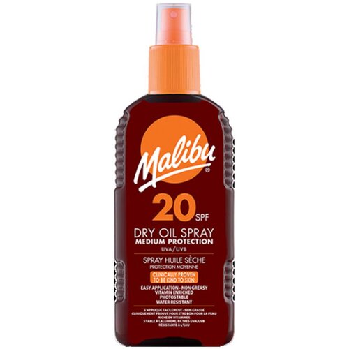 Malibu suho ulje za sunčanje SPF 20 &ndash; 200 ml Cijene