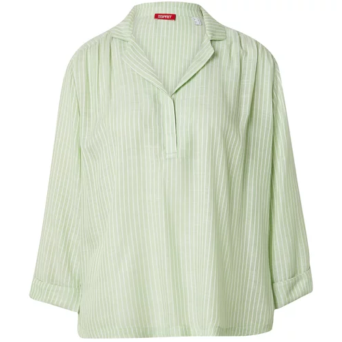 Esprit Bluza svetlo zelena / bela