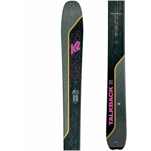 K2 TALKBACK 88 Ženske skije za alpsko skijanje, tamno siva, veličina