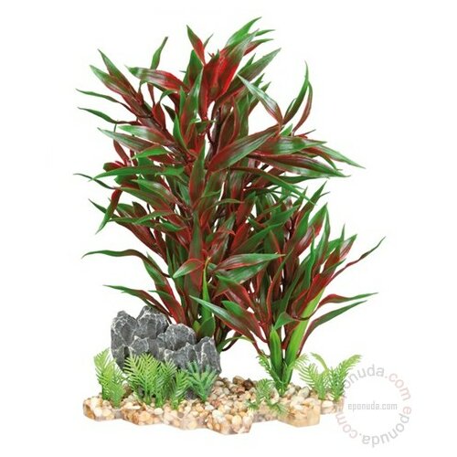 Trixie red plastična biljka sa podlogom Slike
