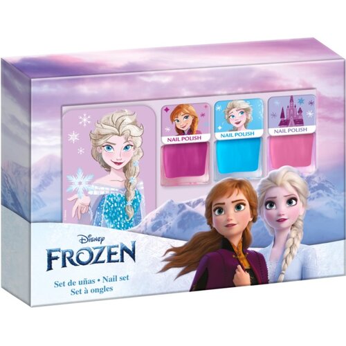 Disney Frozen Nail Set set lakova za nokte za djecu 3y+ Pink, Blue, Pink 3x4.5 ml Cijene