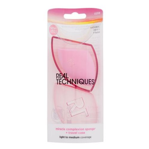 Real Techniques Miracle Complexion Sponge Limited Edition Pink Set aplikator za ličenje Miracle Complexion Sponge 1 kos + potovalni ovitek 1 kos Cene