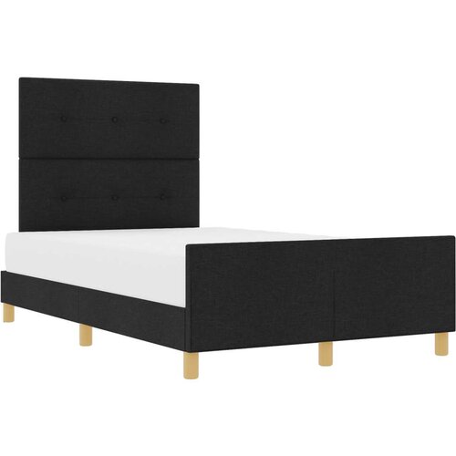  Okvir kreveta crni 120x200 cm tkanina Slike