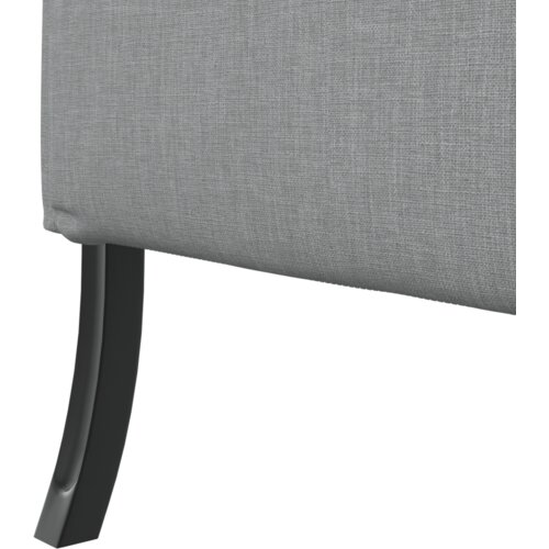 VidaXL Sofa s visokim naslonima Svjetlosiva 109x56x121 cm Tkanina Slike