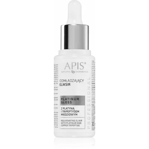 Apis Natural Cosmetics Platinum Gloss eliksir za lice s učinkom pomlađivanja 30 ml
