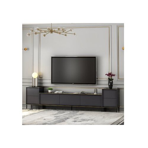 Hanah home Hanah kućna TV komoda Imaj Antracit Slike