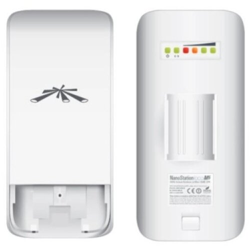 Ubiquiti NanoStation Loco M2, outdoor 2.4GHz MIMO, 2x 8dBi, AirMax Slike