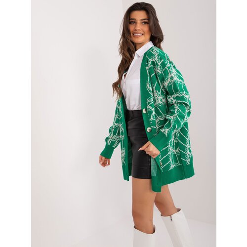 BADU Cardigan-BA-SW-2040.78-green Cene