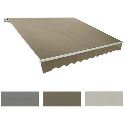 Balkonska tenda 4x2.5m Siva, Braon i Krem boja Cene