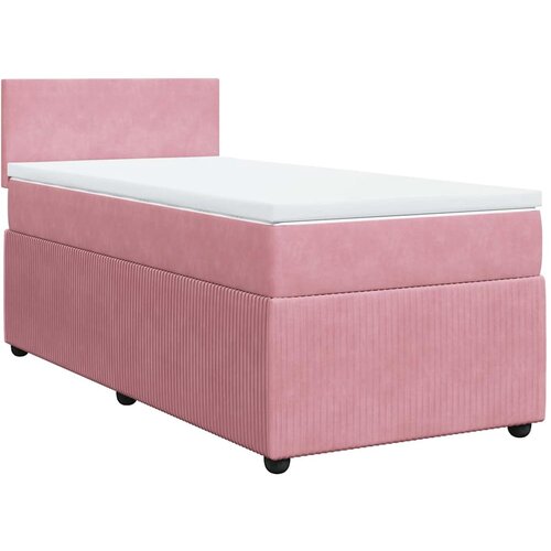 Box spring krevet s madracem ružičasti 80 x 200 cm bar&amp;scaron;unasti Slike