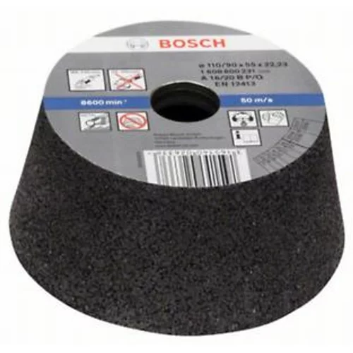Bosch Lončasti brus za kamen, konusni
