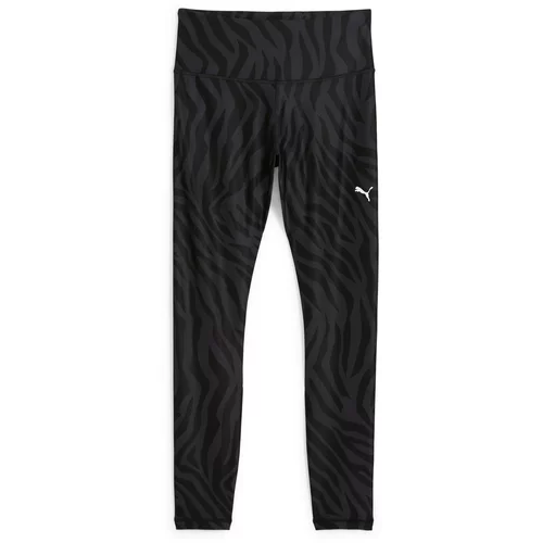 Puma Športne hlače antracit / bazaltno siva / bela