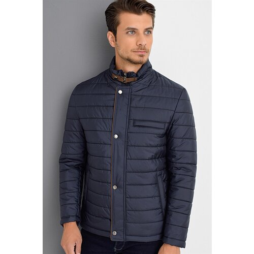 Dewberry M8644 MEN&amp;#039;S COAT-NAVY BLUE Slike