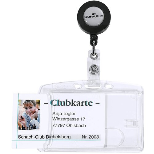 Etui za ime na potez. vrvici 1/10 dur. 801219 DURABLE Slike