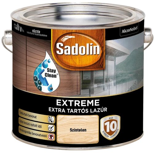 Sadolin Lazura za drvo Extreme bezbojni, 2,5 l Slike