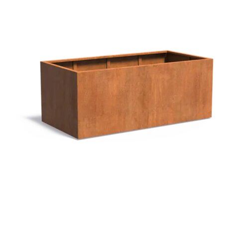 ADEZZ Korito za rastline Carrez iz jekla Corten - pravokotno - 200 x 100 x 80 cm Cene
