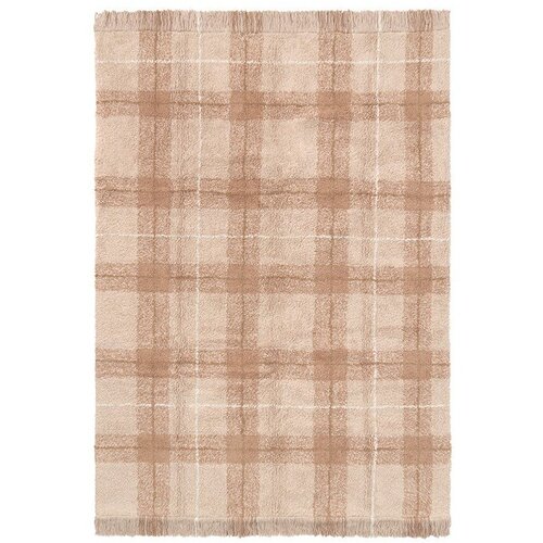 Lorena Canals Svijetlo ružičasti periv/ručno rađen pamučan tepih 140x190 cm Tartan Rose – Cijene
