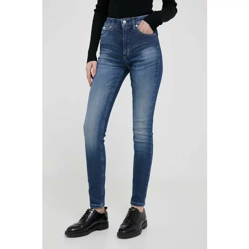 Calvin Klein Jeans Traperice za žene, boja: tamno plava