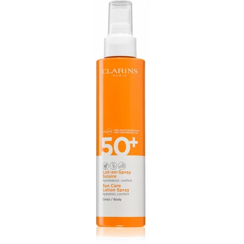 Clarins Sun Care Lotion Spray zaščitno pršilo za sončenje SPF 50+ 150 ml