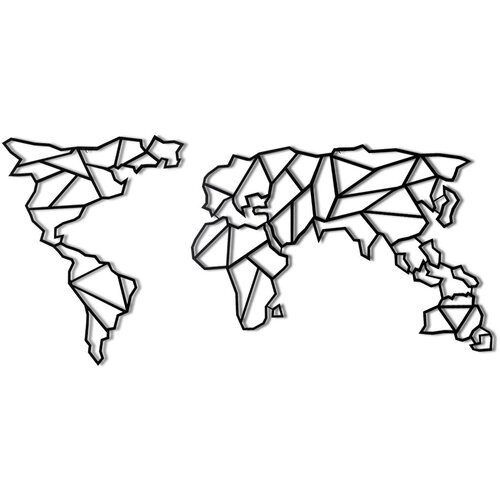 Wallity metalna zidna dekoracija, World Map Slike