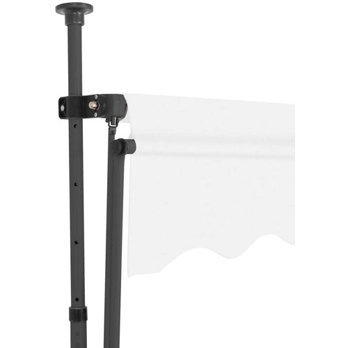  Tenda na ručno uvlačenje s LED svjetlima 350 cm krem Slike