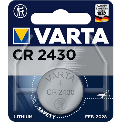 Varta Baterija litijska, CR2430, 3 V, gumbasta, blister 1 kos Cene