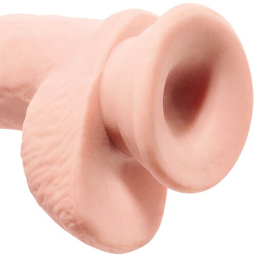 KING COCK PLUS dildo triple density with balls 10 Slike