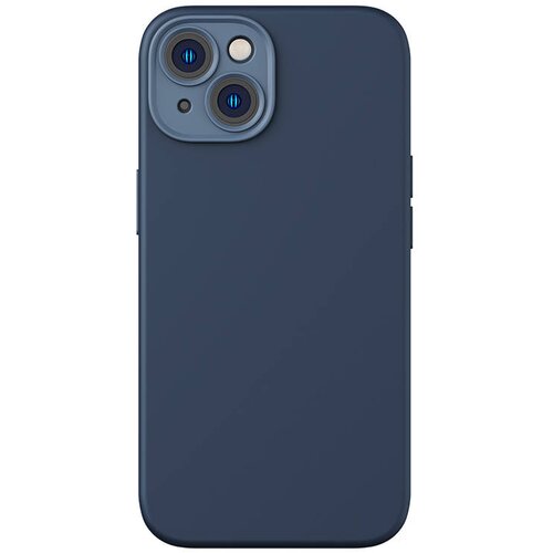 Baseus Liquid Silica Magnetic Case and Tempered Glass komplet za iPhone 14 Plus (moder), (20605220) Slike