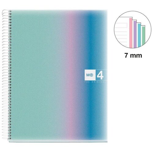 MiquelRius Kolegij blok A4 70g 120L spiralni crte Aurora polypropylene west bay MR4258 Cijene