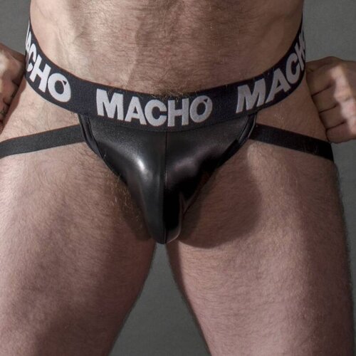 Macho Underwear MACHO - MX25NC JOCK BLACK LEATHER Cijene