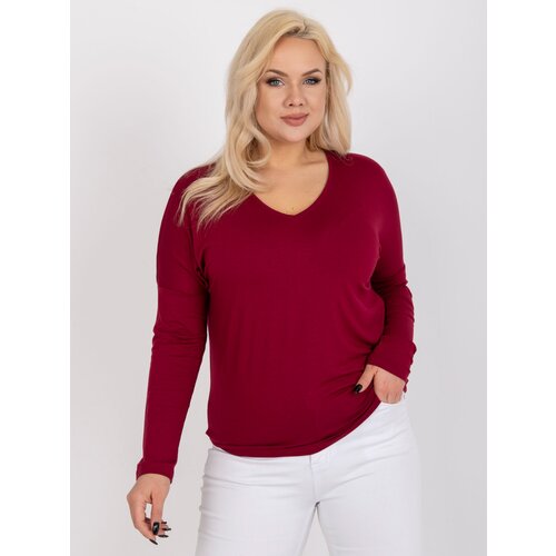 RELEVANCE Blouse-RV-BZ-7302.23-burgundy Slike