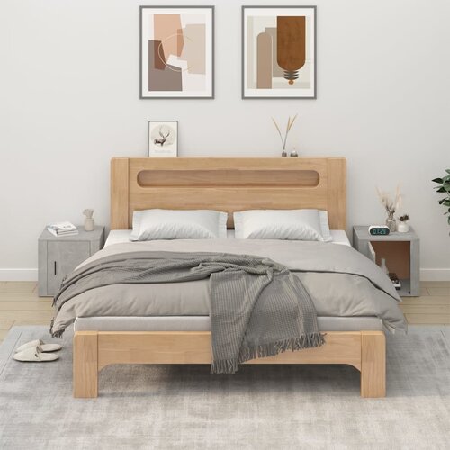VidaXL Noćni ormarići 2 kom siva boja betona 50x39x47 cm Slike