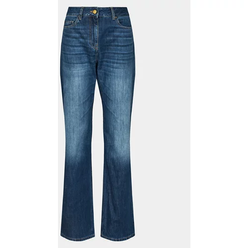 Elisabetta Franchi Jeans hlače PJ-47I-41E2-V320 Modra Straight Fit