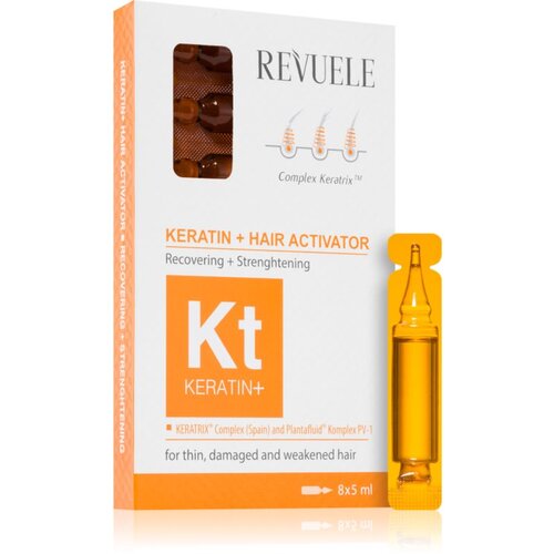 Revuele Keratin+ ampule za tanku, iscrpljenu kosu 8x5 ml Cijene