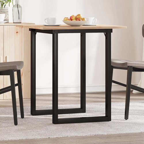  Blagovaonski stol O-oblika 70x70x75 cm od borovine i čelik Cijene